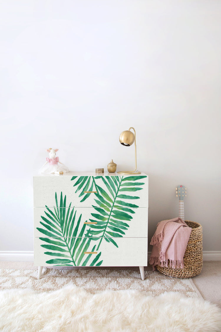 Tropical Palm Wallpaper Peel and Stick Pasted Wall Paper Rolls Sticker Pull and Stick